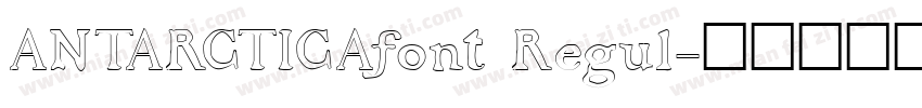 ANTARCTICAfont Regul字体转换